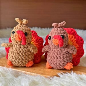 Turkey Crochet Pattern Low Sew, Amigurumi PDF Instant Download