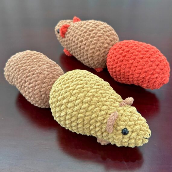 Crochet Squirrel Pattern No Sew, Chunky Amigurumi Plushie PDF