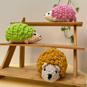 Crochet Hedgehog Pattern No Sew, Chunky Amigurumi Plushie PDF